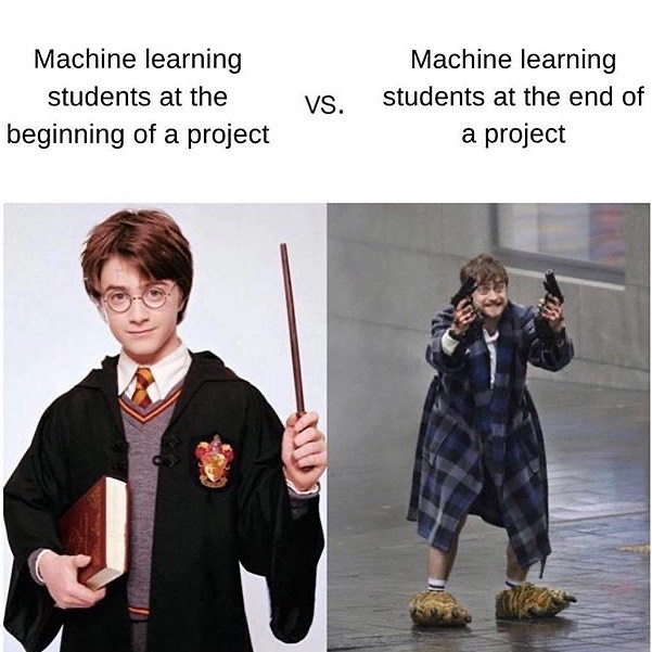 TakshilaTech's tweet image. Life of a Machine Learning Student
#machinelearningmemes