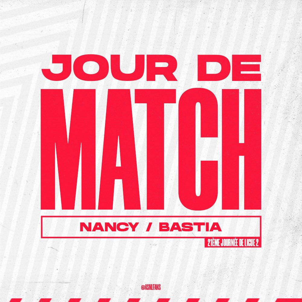 asnlfans's tweet photo. ⚽️ 𝐉𝐎𝐔𝐑 𝐃𝐄 𝐌𝐀𝐓𝐂𝐇 !
🕖 19h00
🛂 Jérôme Miguelgorry (45 ans)
🏟 Stade Marcel Picot
👥 Complet (Jauge à 5000)
☁️ -1°C
📺 Prime Vidéo
🔴⚪️ #ASNLTFC https://t.co/y9T168IyMx