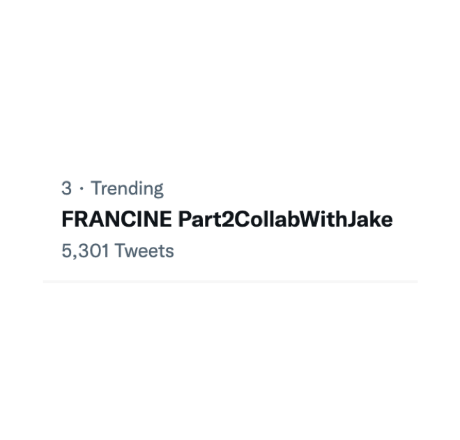 CarreLs_Trend's tweet photo. And we reached five k tweets!

FRANCINE Part2CollabWithJake https://t.co/PzzuYOsk8b