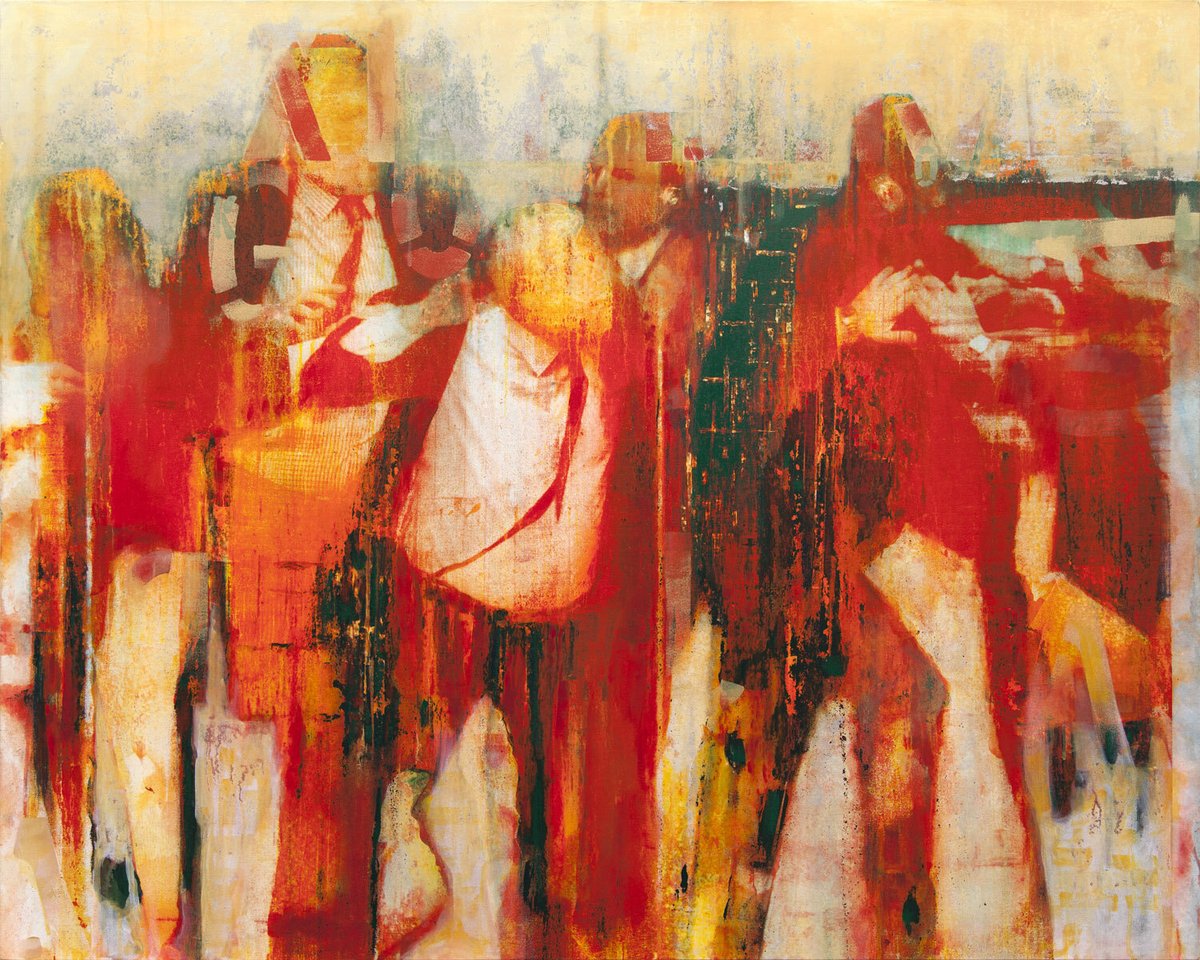 cactusian's tweet image. Robert Boynes 🇦🇺 (b. 16.1.1942)
'In the House' (2017)
Acrylic on canvas
120 x 150cm
@mayspacesyd