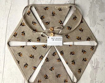 Morning! #bees #bunting #coasters #handmade Quilted Coaster Set - Small Bees etsy.me/3ftfiug via <a href="/Etsy/">Etsy</a>