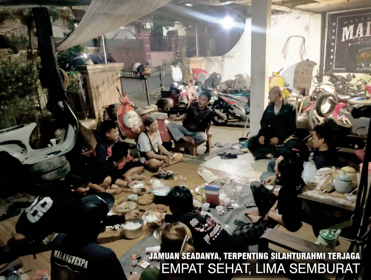 malangvespa's tweet photo. Dalam beberapa hari ini kami kedatangan sejumlah tamu,
Terima kasih sudah mampir kemari.
Semoga silahturahmi ini akan selalu terjalin.
Tak lupa bersyukur kepada Tuhan telah dipertemukan dengan orang-orang hebat.
We Are Scooterist Indonesia
#malangvespa
#malves
#respect https://t.co/5Wdb0klgNQ