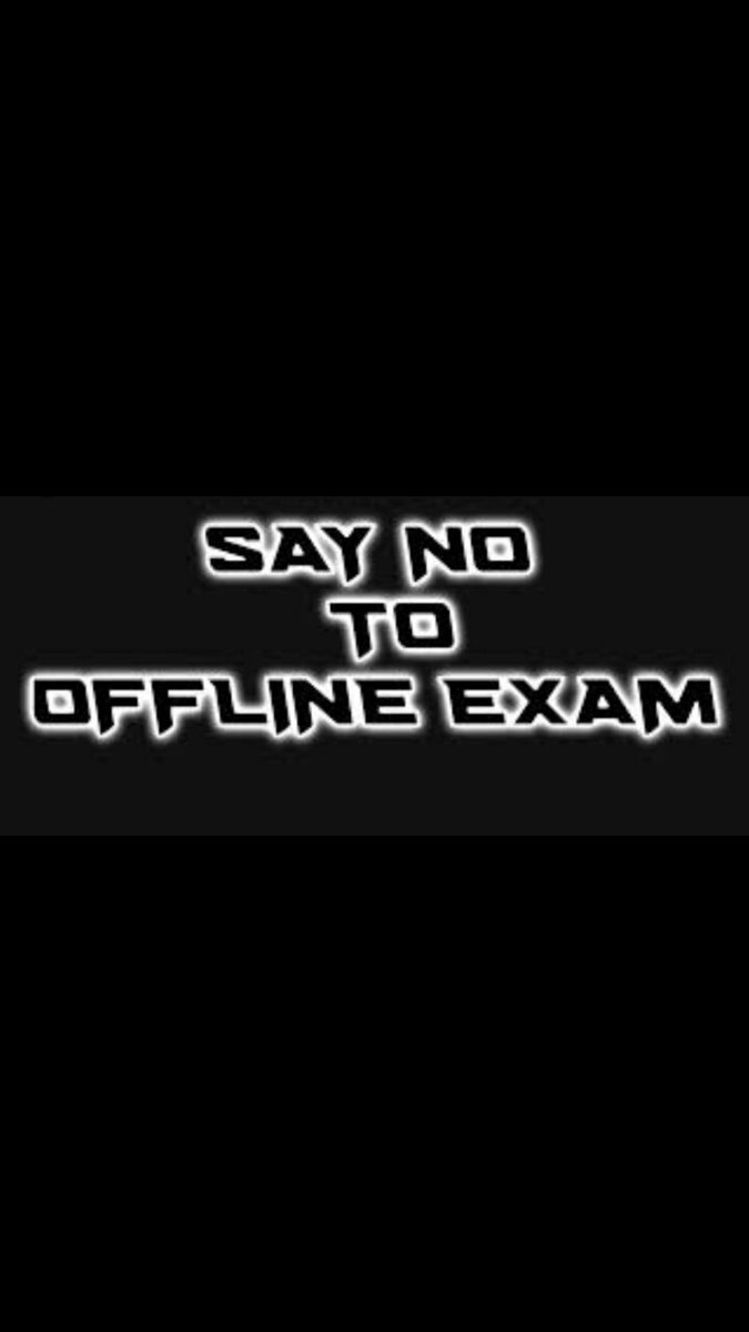Pooja44988873's tweet image. After teaching online for the whole year now ur willing to take offline exams? Why? If u can trust ur teachers in online classes then why not us during exams? #cancelboardpariksha