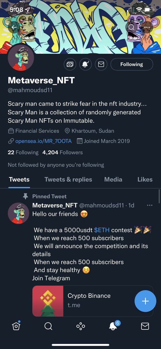Johnbean1101's tweet photo. @mahmoudsd11 0x2e8966f6194a114D8daF29C6ac9d3c28f00B5203 https://t.co/CWOrcFE5P8
