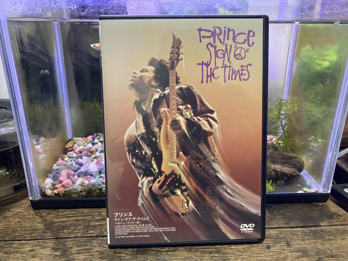 Tatto01's tweet photo. 今日の一枚。

Prince
Sign Of The times
DVD

名盤SignOf The TimesのライブDVD。
ライブ仕立てのライブ映画という感��。

セクシーで怪しくも魅惑的な出演者たちと、アルバムよりもより攻撃的な粒揃いの楽曲。

何度でも見たくなる一枚。

#NowPlaying️ #Prince https://t.co/weuhsoIHzx