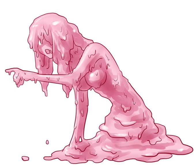 なんていうか「スライム娘」までいかない「人型スライム」みたいなの好きなんだけど伝わるかな…… 