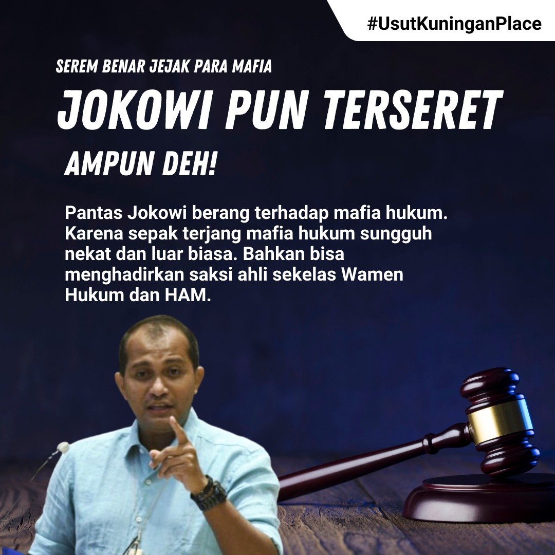 couyld's tweet photo. Serema benar jejak para Mafia

#UsutKuninganPlace https://t.co/bAmky2KQKM