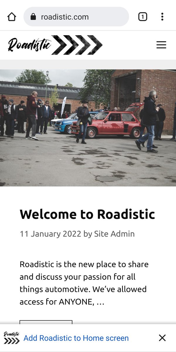 Roadistic tweet media