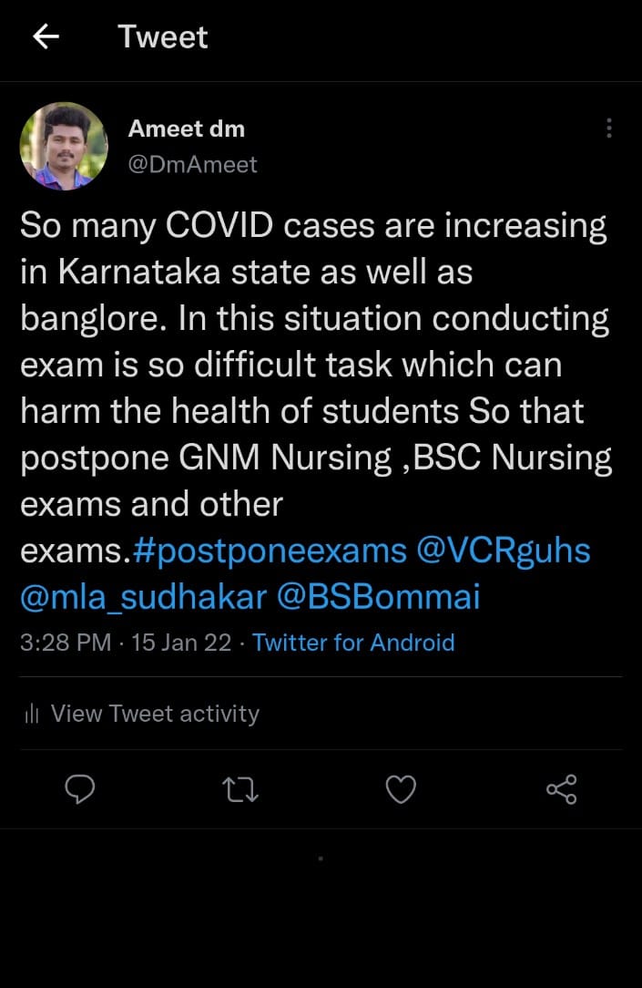 rayannak2's tweet photo. @rayannak2   #postponeexams https://t.co/fCs8D5TisJ
