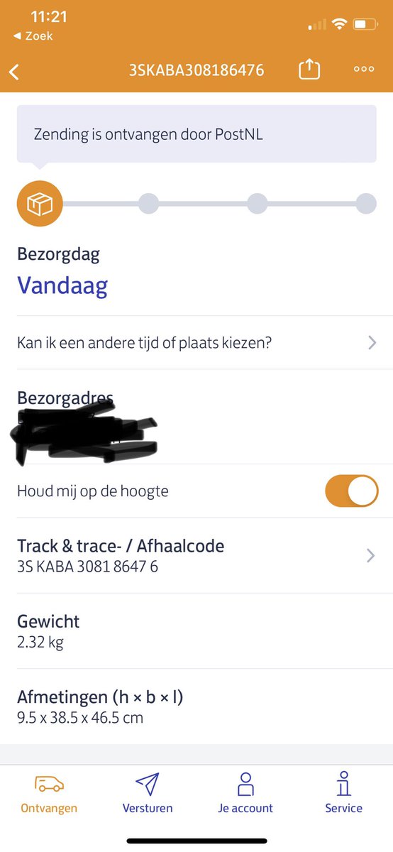 Beste <a href="/PostNL/">PostNL</a> , dit pakket staat nu al 2 dagen zo in mijn app waarbij alleen de bezorgdag opschuift zonder verdere voortgang en zonder concrete tijdsaanduiding. Gaat eea allemaal goed bij jullie?