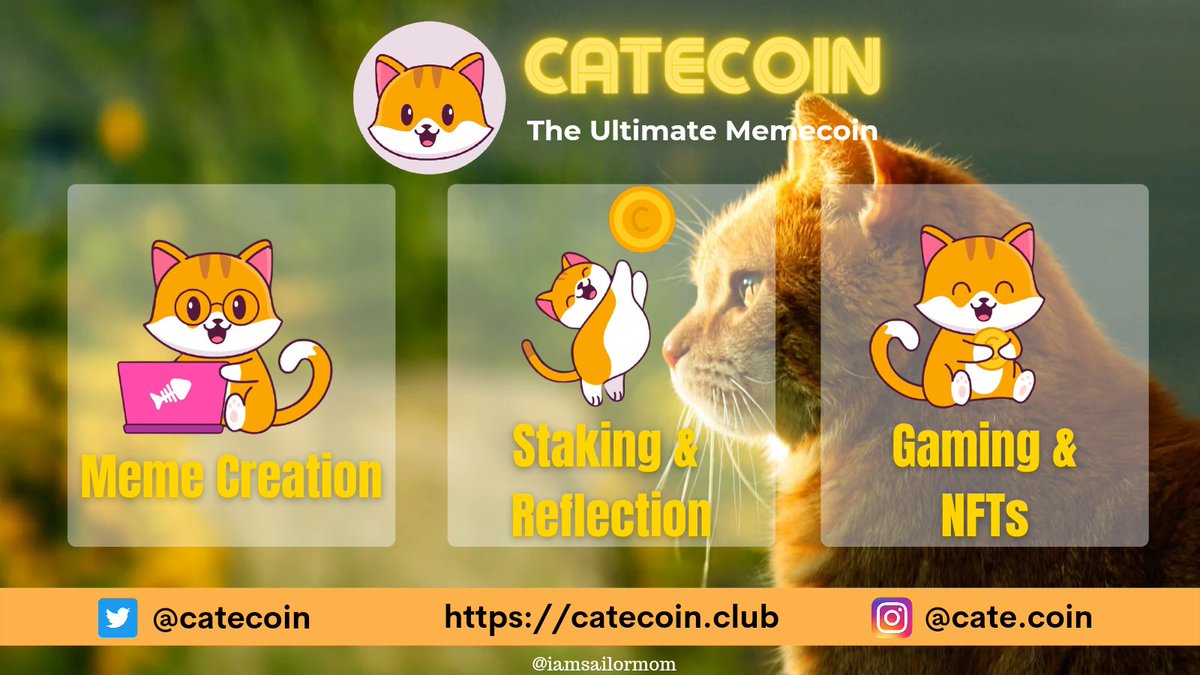 iamsailormom's tweet photo. by the end of 2022,you'll be:
- living in your newly built house
- own a brand new car
- start a new business
- buy more properties

How? 

Buy #catecoin now &amp; #HODL. https://t.co/Xfyz1FsEzG