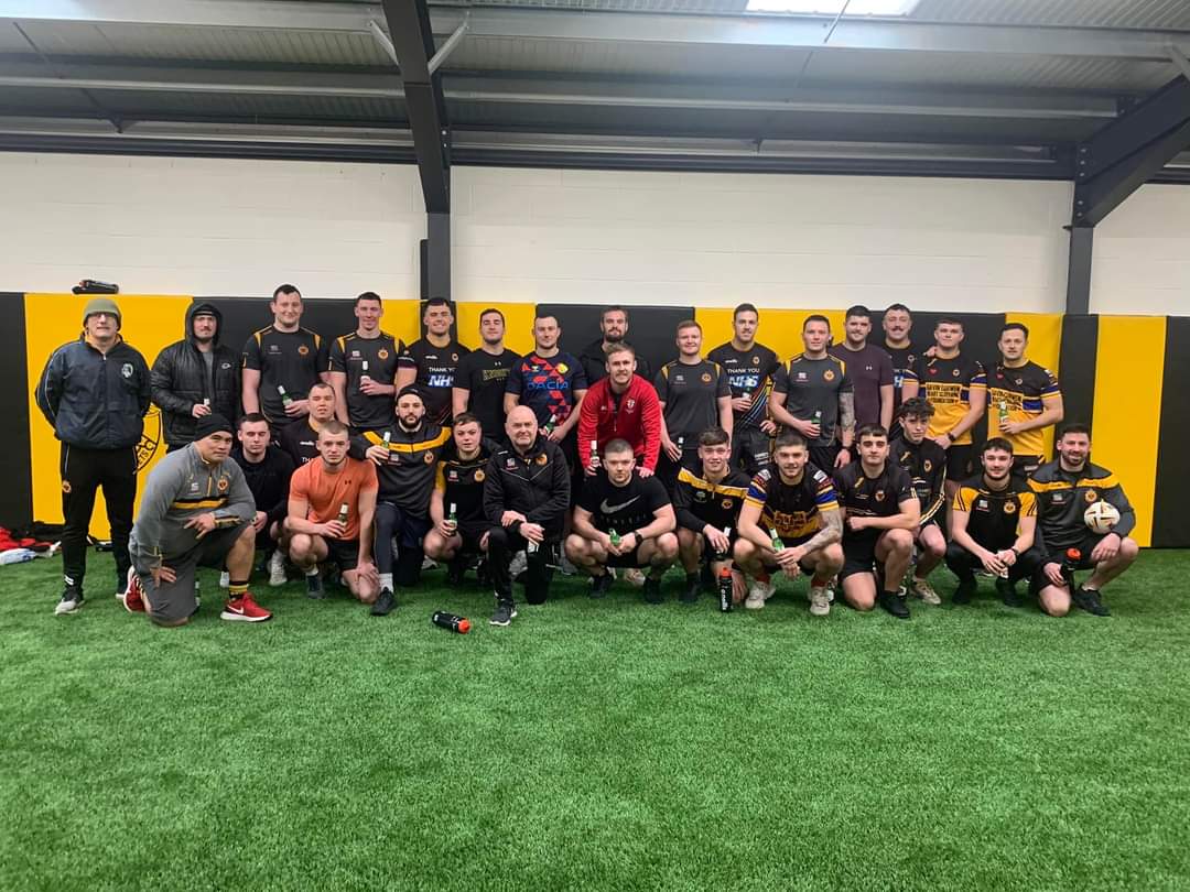 Raising a bottle to Cameron Taylor after training this morning. 12 months have passed, Never Ever forgotten by all at Wath Brow Hornets ARLFC. Sleep Tight wee fella🖤💛🖤💛💔🖤💛🖤💛
