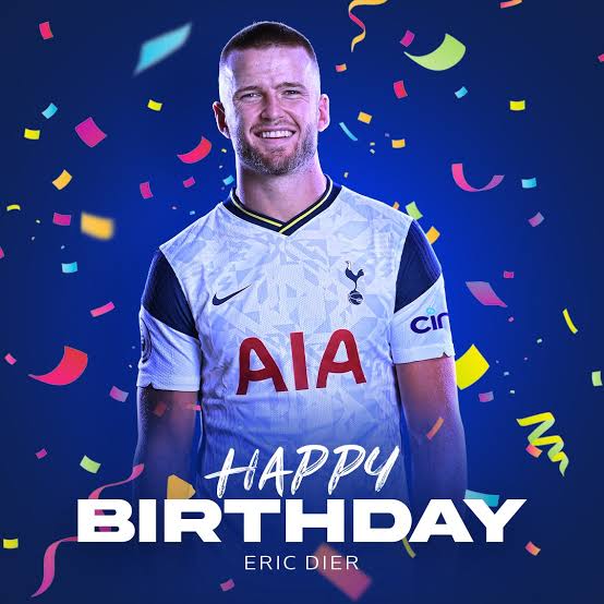  Happy Birthday Eric Dier.       