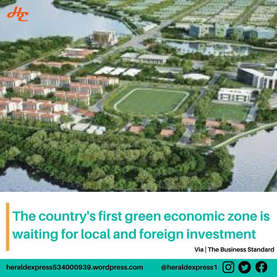 HeraldExpress1's tweet photo. With a convenient location, sufficient manpower and world-class facilities,  the largest 100% green private economic zone in the country, Sirajganj Economic Zone awaits investment by domestic and foreign companies. 

Source: https://t.co/f1x3iQUvrD 
#Bangladesh @MoJoJamil https://t.co/L7SojEFJnm