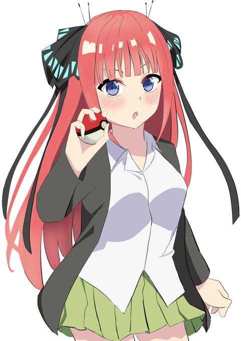 笹野 ひろ@skeb募集中さんがTwitterに投稿した中野二乃(五等分の花嫁)のイラスト。