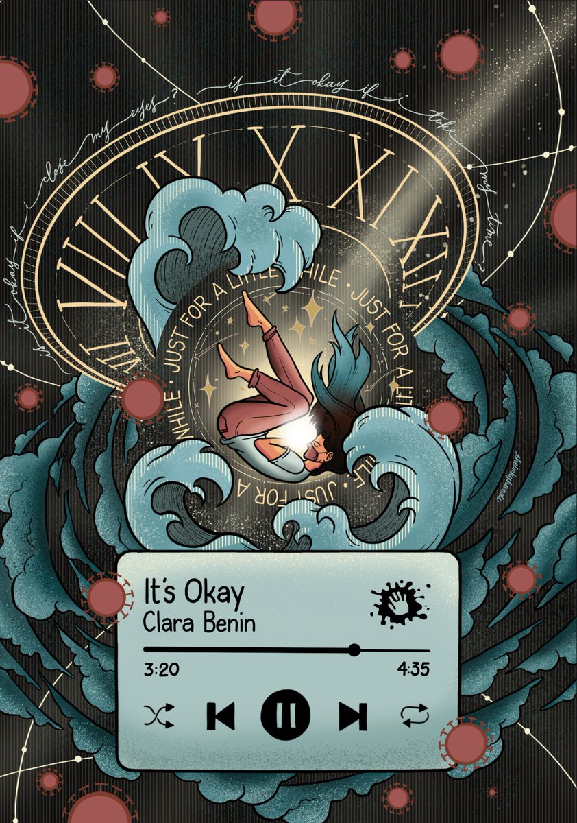 🎶 Heavy is the mind that's filled with worry
Paralyzed by sad news on TV 😷
All I get from sleep are these strange and apocalyptic dreams
How do I make them leave? 

#TheInkyHandsPlaylist
29. It's Okay by Clara Benin
🔀 ⏮ ▶ ⏭ 🔁

_____
🐙🖤 linktr.ee/theinkyhands