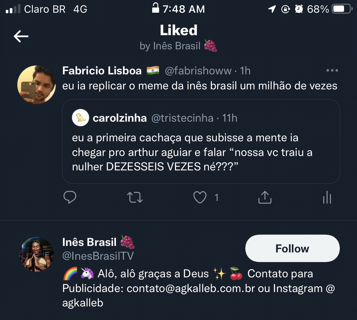 Inês Brasil Twitter