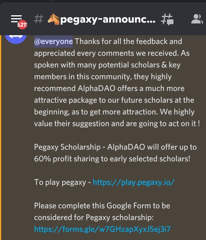 yatogodmee's tweet photo. You can join our discord for pegaxy scholarship. Fill in the form in the server.  60% to scholar

#pegaxy #pegaxyscholarship 

Discord link: https://t.co/WbO2Ec0Rlj https://t.co/rogXYYMnjG