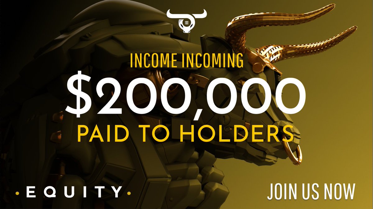 Cryptogemsguru's tweet photo. 💎 EQUITY 💎

Since 10 January they paid +$200,000 in reflections to holders🤯🔥

Yesterday (14/01) = $38,600 paid🤑💸

Still dreaming of Life-Changing Passive Income? @EquityCoinBSC gives you 20% reflections FOR REAL💰

Join the $EQUITY tribe &amp; change your life🏝

#EquityCoin https://t.co/1AItPt3VDD