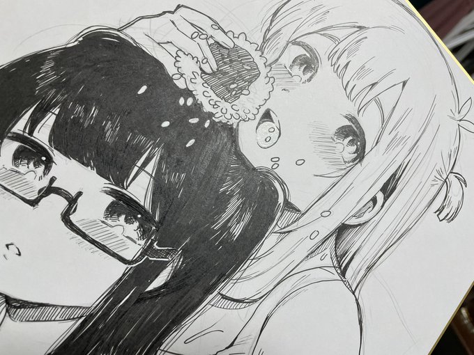 色紙描いてるとイベントに出たくなる 