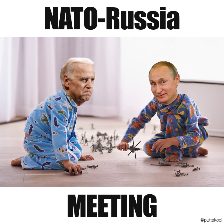 puttekool's tweet photo. Ok boys, just play nicely. Let’s have some strawberry smoothie after that🍼🙏🏻 #memes #putinmemes #bidenmemes #russiamemes #usamemes #natomemes #peace #ukraine #politics #breakingnews #news #peaceandlove https://t.co/NuAAVZvvWk