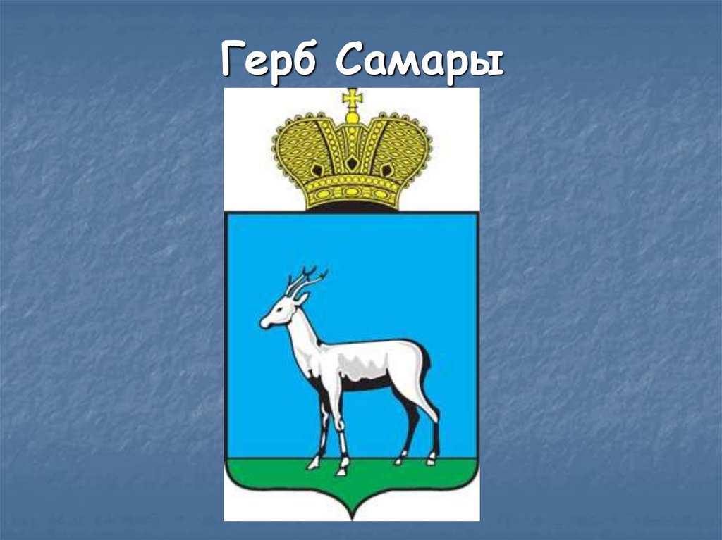 Самара-город, где на гербе изображена коза. Это неспроста. После снегопада в городе появляются козьи тропы. Это она, коза, символ нашего города, прокладывает их для местных жителей.