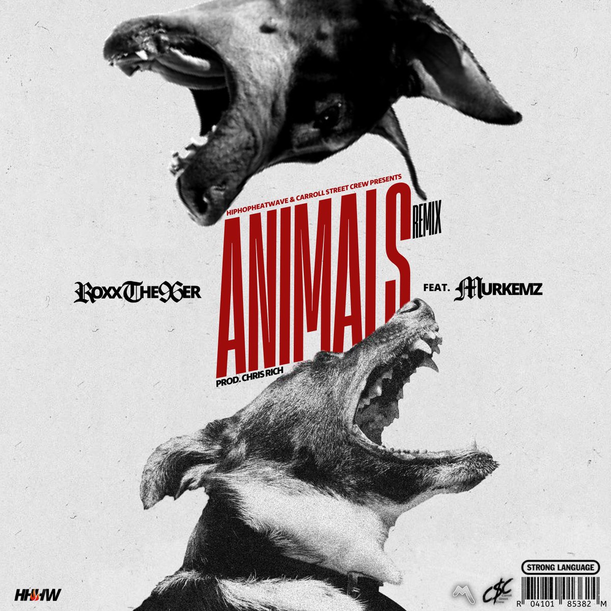 👀 ANIMALS (REMIX) 🔥〽️🔊
<a href="/RoxxThe96er/">𝙍𝙤𝙭𝙭 𝘾𝙝𝙖𝙢𝙗𝙚𝙧𝙨</a> x <a href="/Murkemz/">MURKEMZ</a> 
Produced By <a href="/ChrisRichBeats/">Chris Rich</a> 🎹 

COMING SOON! #HipHopheatwave #Murkemz #RoxxThe96er #ChrisRichBeats