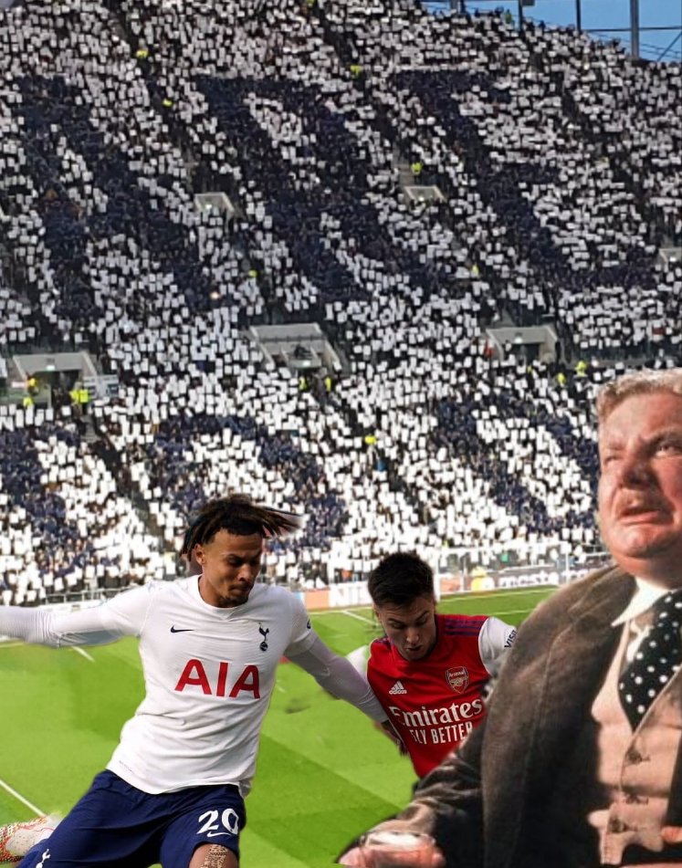 Now I don't know a lot about association football but I see that the game between Toilettrader Hotspurts up the Arse has been called orf! Uncle Monty will be beside himself, there's nothing he likes more than fit young men in shorts prancing like tits! #NLD #TOTARS #WithnailandI
