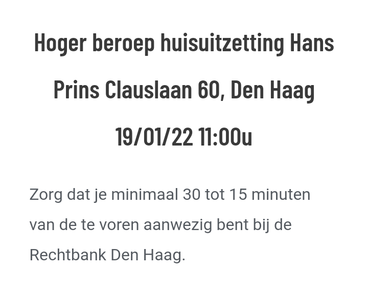 Een schoolvoorbeeld 'Kafkaeske idioterie' van Staedion: Ernstig zieke huurder raakt baan kwijt en kan (hoge) huur niet meer betalen --> huurder wordt uitgezet --> Staedion is van plan om na uitzetting de huur van de woning te verlagen. 🤷🤷🤷

bondprecairewoonvormen.nl/2022/01/stop-h…
