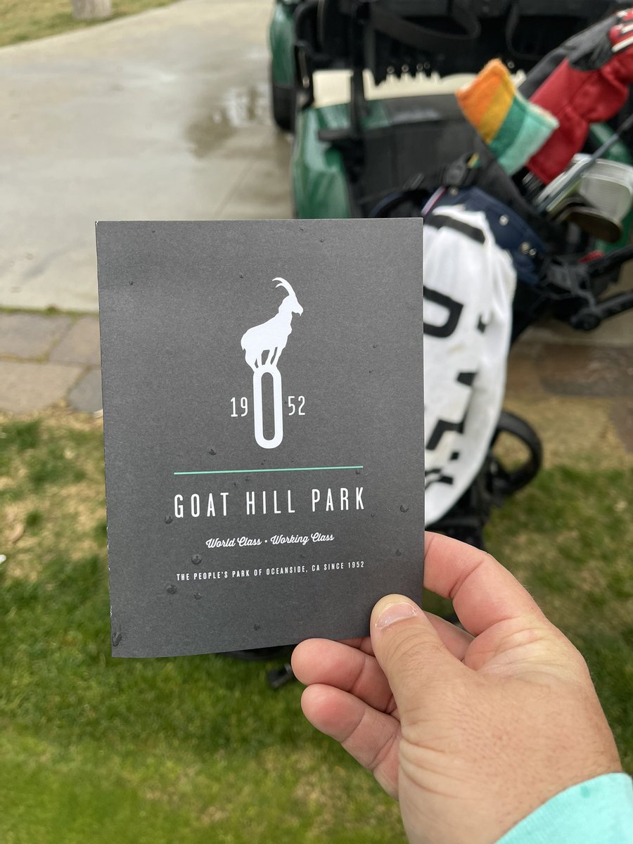 This pilgrimage is happening, rain or shine.  @acaseofthegolf1 towel on the bag, ready to do some damage.  Will report back as the situation develops. https://t.co/tmVyOcX8Yl
