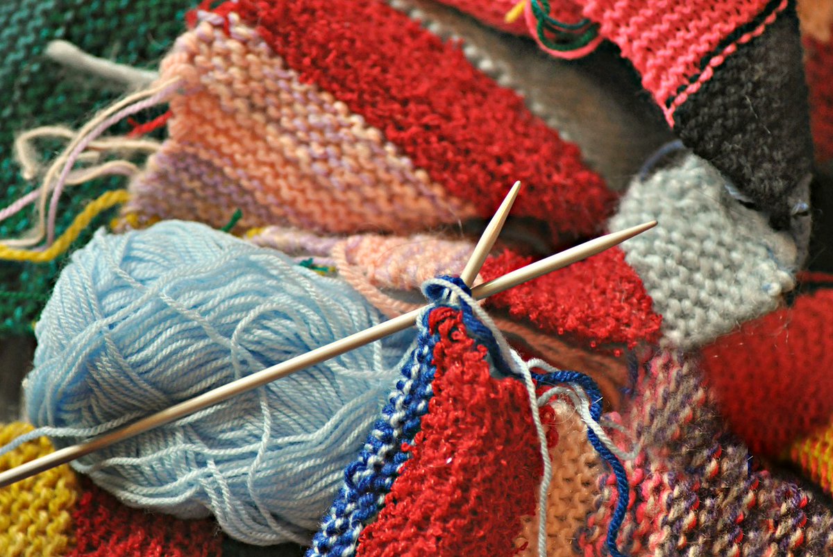 LibrariesNI's tweet photo. Knitting is not just a great hobby, it can also help reduce stress and help with your wellbeing 🧶
Pick up tips or patterns as well as any other crafty hobbies with our FREE eMagazines  👉 https://t.co/6tS2LqjFW8 https://t.co/gyOFz98XQG