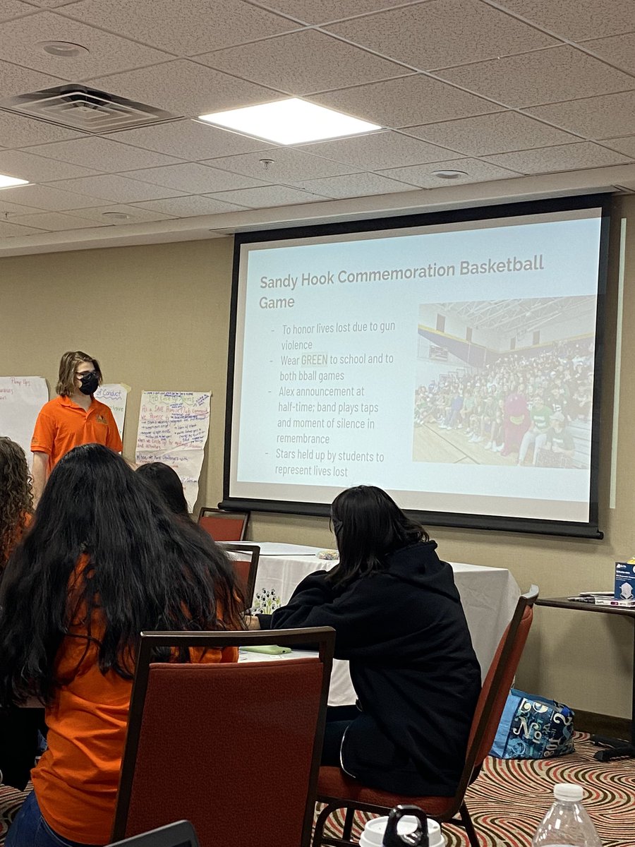 @sandyhook Youth Advisory Board Member Max shares how his #SAVEPromiseClub @MUKSAVE conducted a Sandy Hook Commemorative Game during #14DaysofAction #YABWinterInstitute @NATIONALSAVE #SAVEPromiseClub