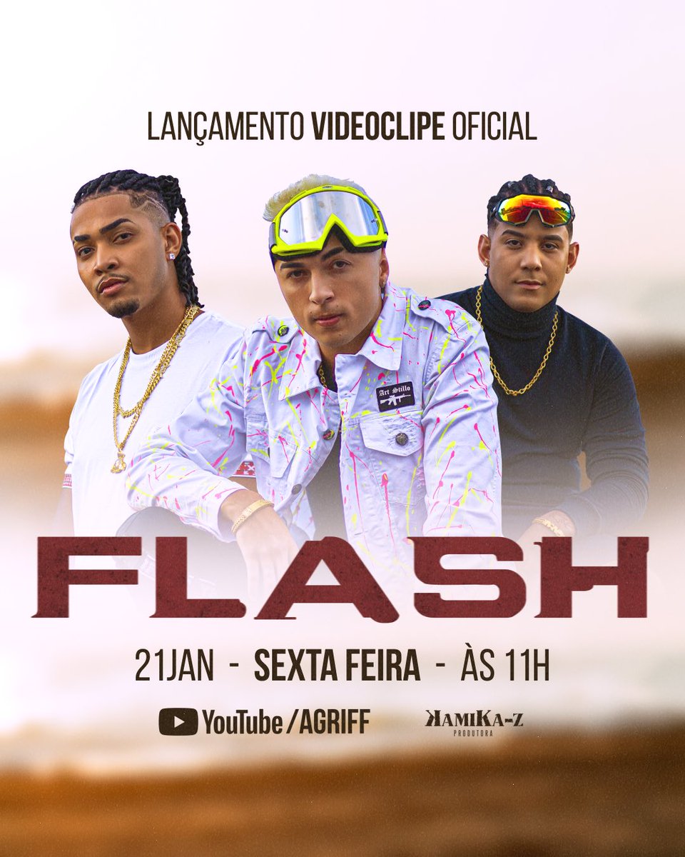 Agriffoficial's tweet photo. FLASH 🎵 21.JAN às 11H • Lançamento Videoclipe https://t.co/AmFiMK7z4O https://t.co/RkxIIUOvOR