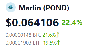 oddgems's tweet photo. $POND 🐠 https://t.co/10hQvl2IdT