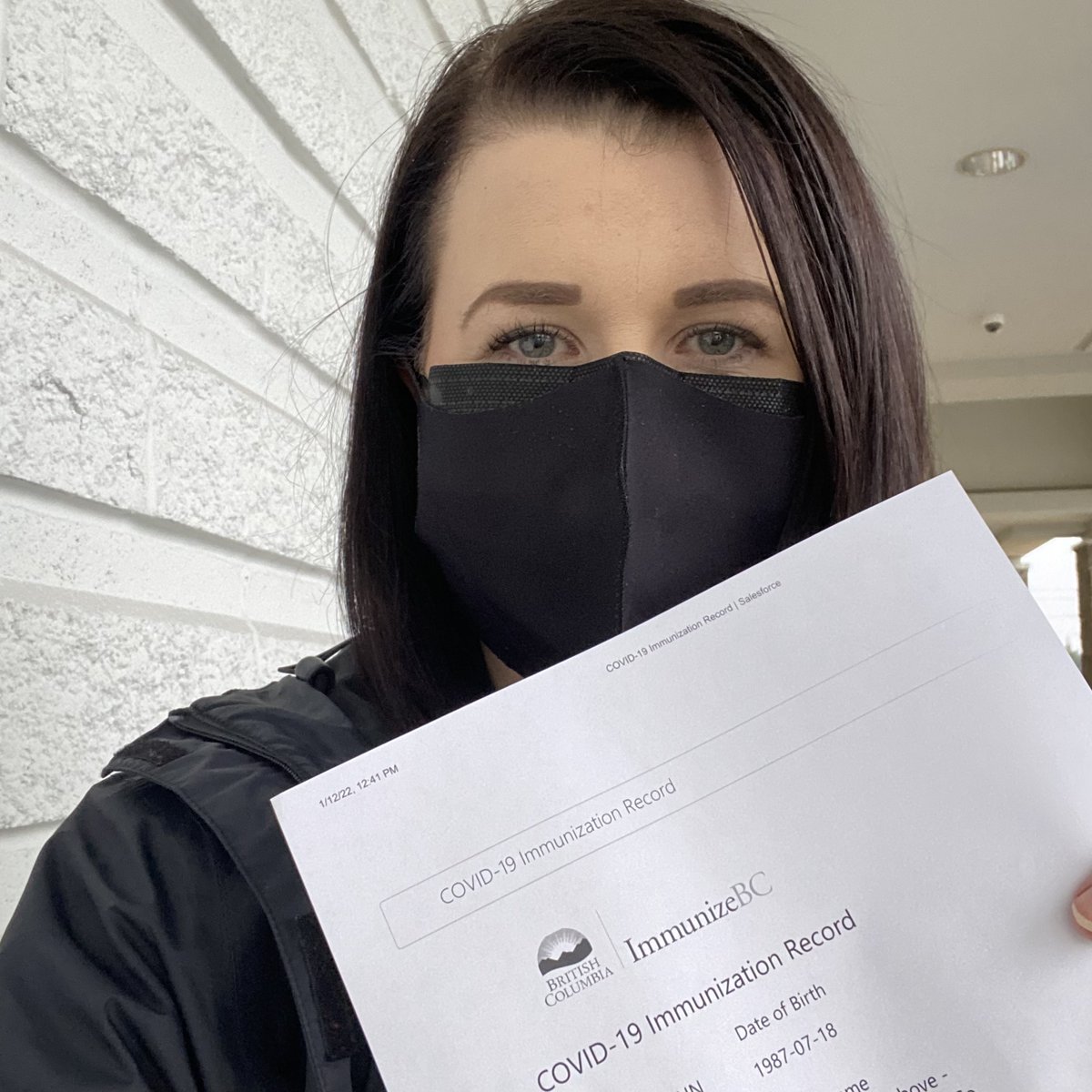SWRBOT's tweet photo. Our Events and Communications Manager @HeatherDBooth knows that every dose matters. She booked her COVID-19 booster as soon as she was eligible to protect herself and those around her. 

Say YES to vaccination! 

@Fraserhealth https://t.co/fai7G0zj5J