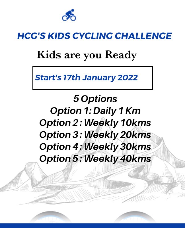 Kids cycling challenge is to prepare kids for the upcoming 1000kms expedition to be held in the month of september/october
#cycling #ResetHyderabadWithCycling
#kidscycling
#Cyclops 
#bycs