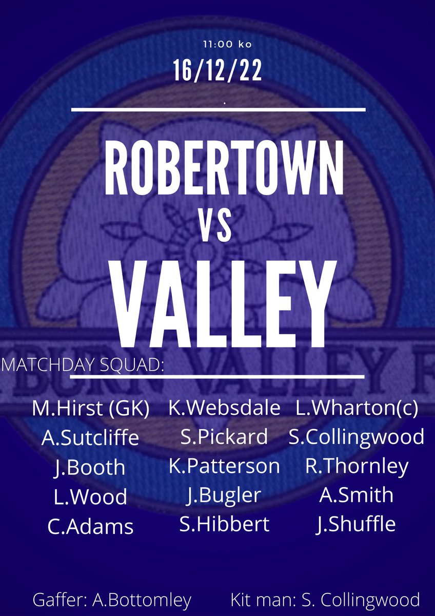 FcRyburn's tweet photo. Tomorrow bring us our first game in 2022! Big game away for the lads as they look to make it 4 in a row! #halavalley https://t.co/CvFX7Jybss