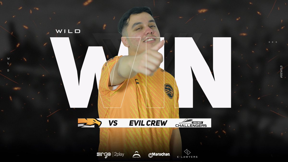wildesportsla's tweet photo. #COD
Β‘VICTORIA!
Superamos 3-0 a #EvilCrew y avanzamos a la siguiente ronda de @CODLeague #LatamChallengers πͺ
#BeWild https://t.co/65cALxkYBp
