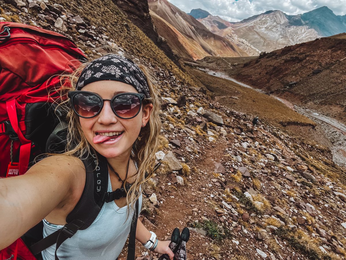On Aconcagua attempting to stand on the top of South America. Hoping to make it there in the next 14 days. 
#explorersgrandslam #sevensummits #fightingforsafewater #untappedpotential #lucyclimbs