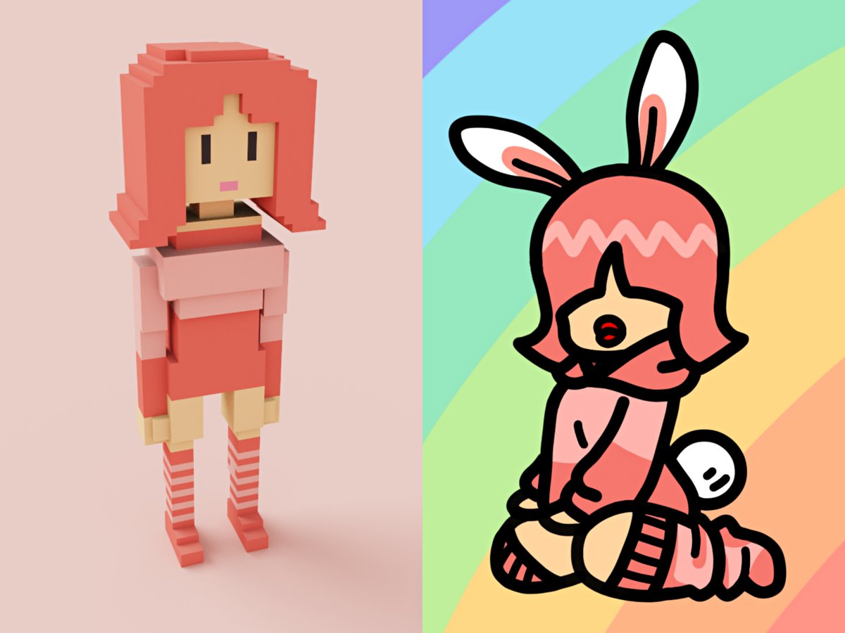 GM🌈🌈🌈

What's cooler than having a 2D pfp and make it alive in the metaverse?  

1 OG Miss = 1 3D Miss for FREE👀

Join OGs? 🙌
opensea.io/collection/mis…