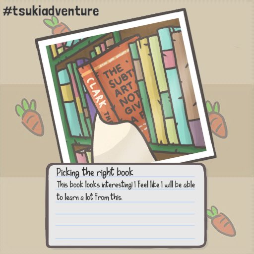 DollyGaGa's tweet photo. Picking the right book #tsukiadventure @HyperBeard https://t.co/z7aG6ypjdd https://t.co/XBVVEundh9