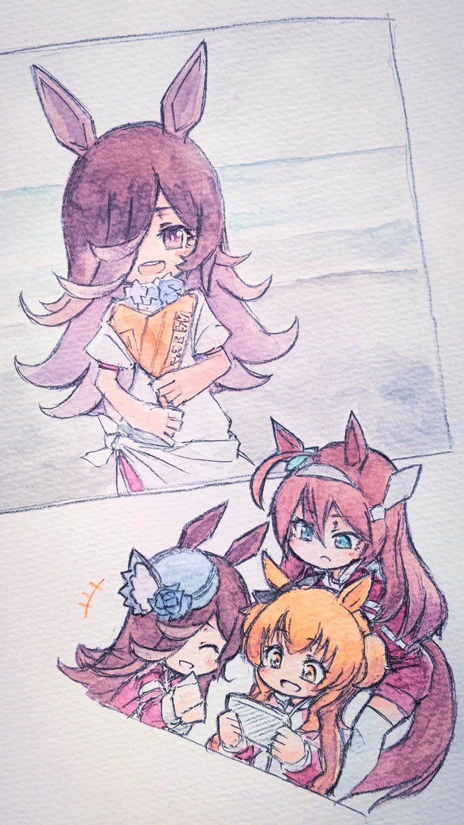 俺も俺も……!
#繋がらなくていいから俺のライスシャワーを見てくれ 