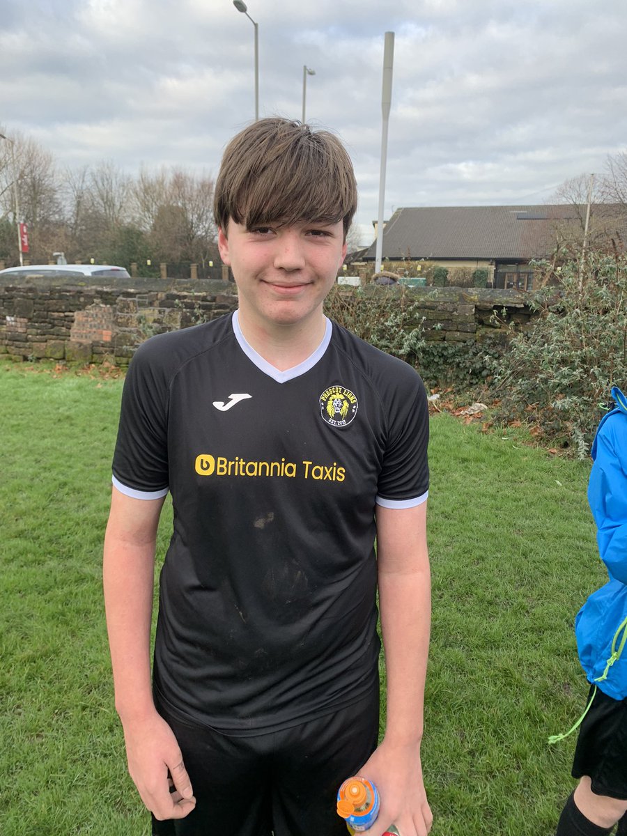 Todays MOTM goes to Andy! This kid only come to us this season and his development has been rapid, he commanded the team from the back and this was well deserved today! Keep it up mate 👍🏻🦁⚽️ <a href="/BritanniaTaxis_/">Britannia Taxis</a>