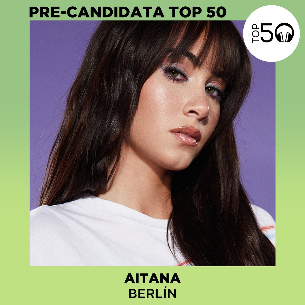 Top50Oficial's tweet photo. PRE-CANDIDATAS TOP 50

Más votadas:
1️⃣ @sofiareyes feat @iambeckyg - Mal de Amores
2️⃣ @Aitanax - Berlín
3️⃣ @NilMoliner feat @AnaMenaMusic - Me Quedo
4️⃣ @Alesso feat @katyperry - When I’m Gone

Vota por tus favoritas: https://t.co/YhgFL2ceWT https://t.co/zyCBTgnECo
