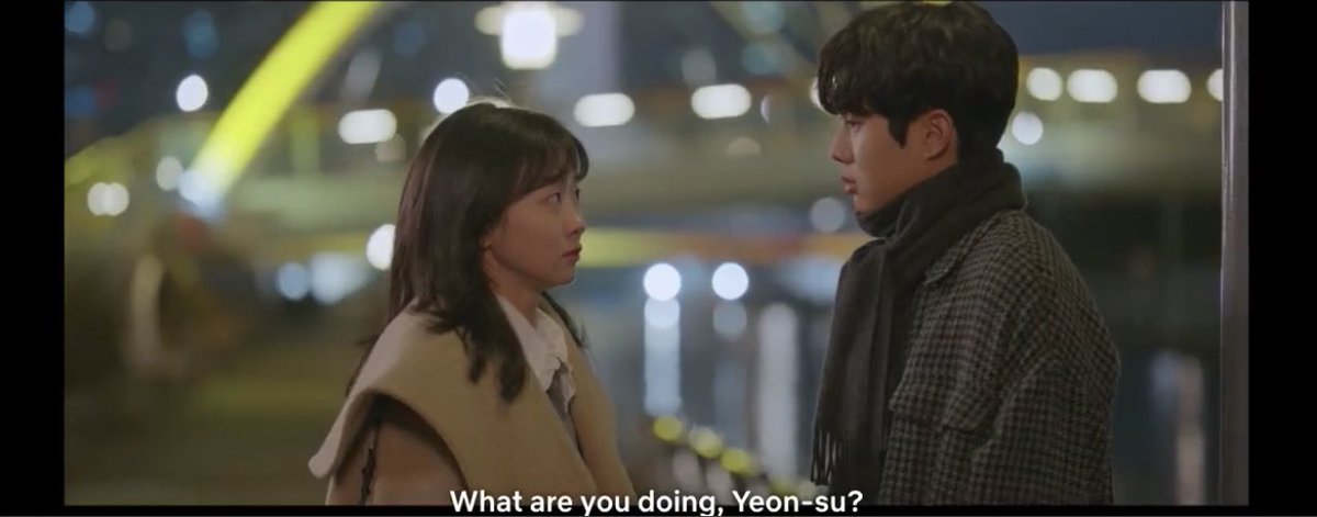 mindingmyownbss's tweet photo. ok after rewatching ep12 and the preview for so many times, i found out that yeonsu’s outfit is the same in these two scenes other than the coat coz woong dirty it while cutting the steak,SO MAYBE ITS NOT a scene where they are arguing… #OurBelovedSummer #Choiwooshik #KimDaMi https://t.co/7hZKz6SGEJ