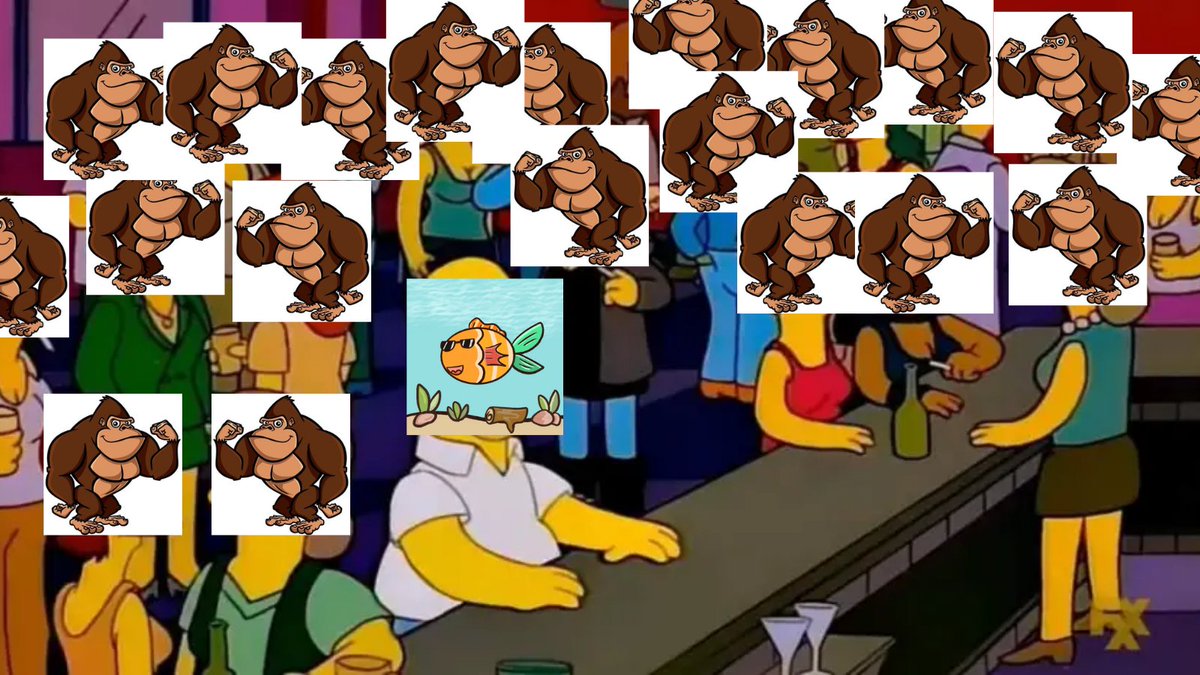 FoolyFishNFT's tweet photo. monkey everywhere, 
but it's time to spread FISH to the community🔥🐟🐠

👉https://t.co/Lqq7z3z7uv
100 Cro/Fishy

#cro #cryptocomnft #nfts #FFTB #Cronos  #NFTs #crofamily #FoolyFishNFT https://t.co/ke0XRXK8c0