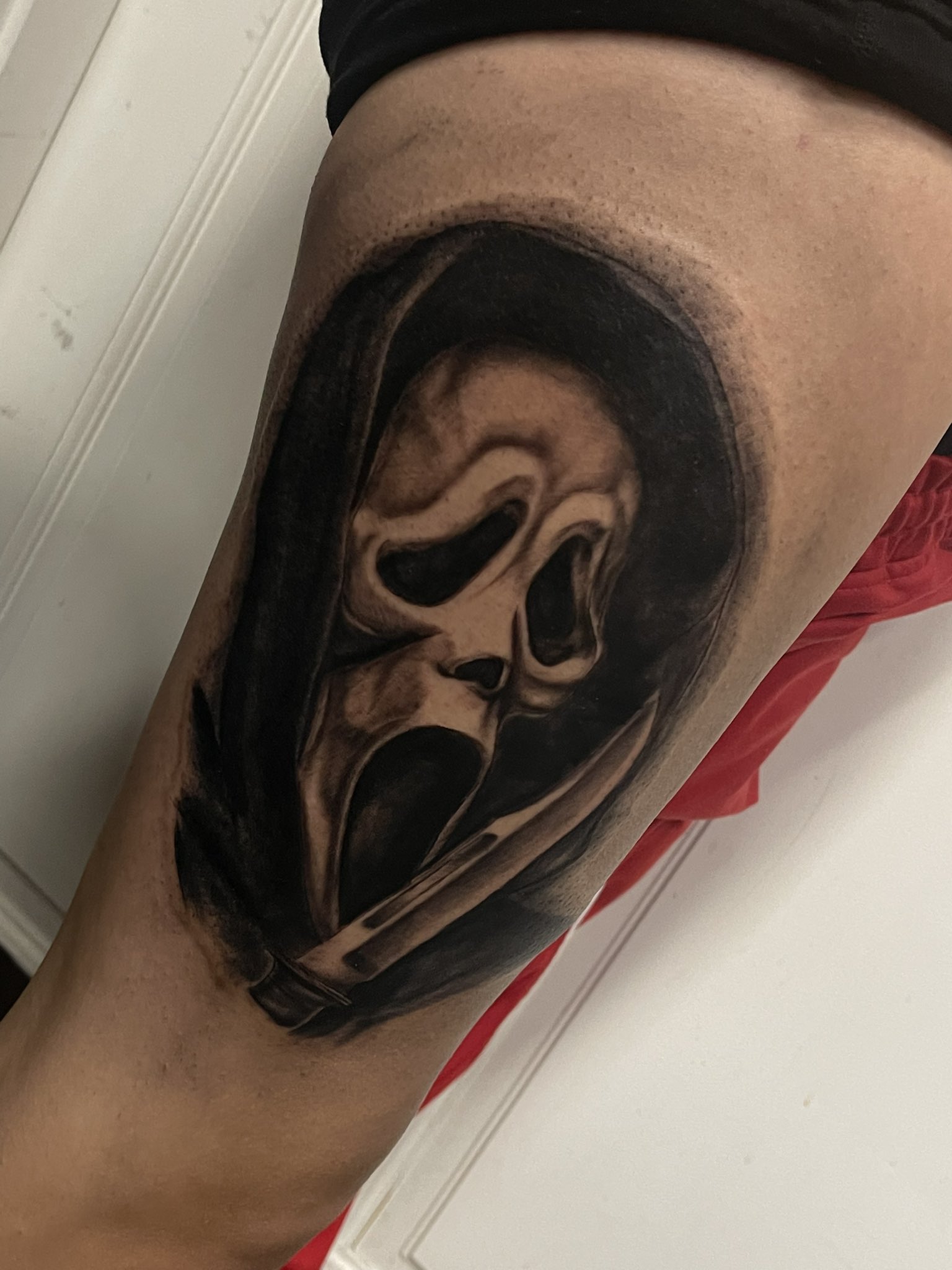 Ghost face killer scream mask tattoo  There are certain r  Flickr