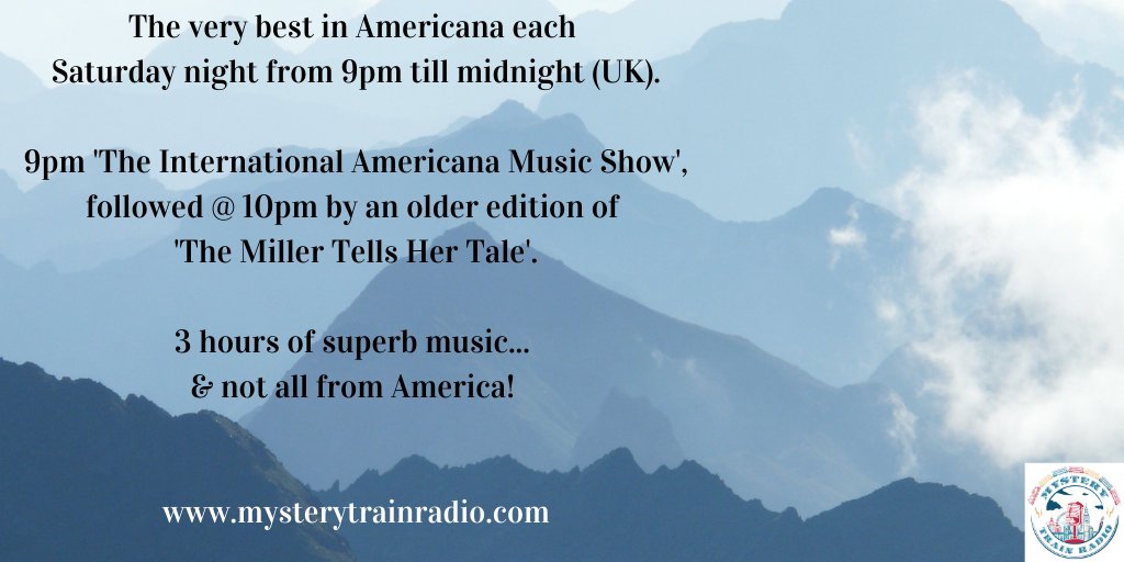 MTrainRadio's tweet photo. Join us for superb #Americana each Saturday 9PM (UK)!

9PM - This week... Michael hosting a show full of bands &amp; songwriters he's never aired before!

10PM - Karen shares music from @MillerBudMusic #jefffinlin @ChuckProphet  @JasonRingenberg &amp; more!

@ https://t.co/YgYK2eEIda. https://t.co/L4XNAdBgX0