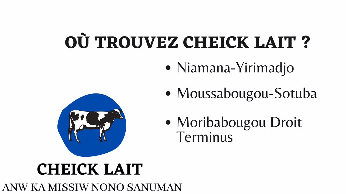 CheickLait's tweet image. Le #LAITLOCAL s’invite chez vous, COMMANDER et faites-vous LIVRER dans les plus bref délais.