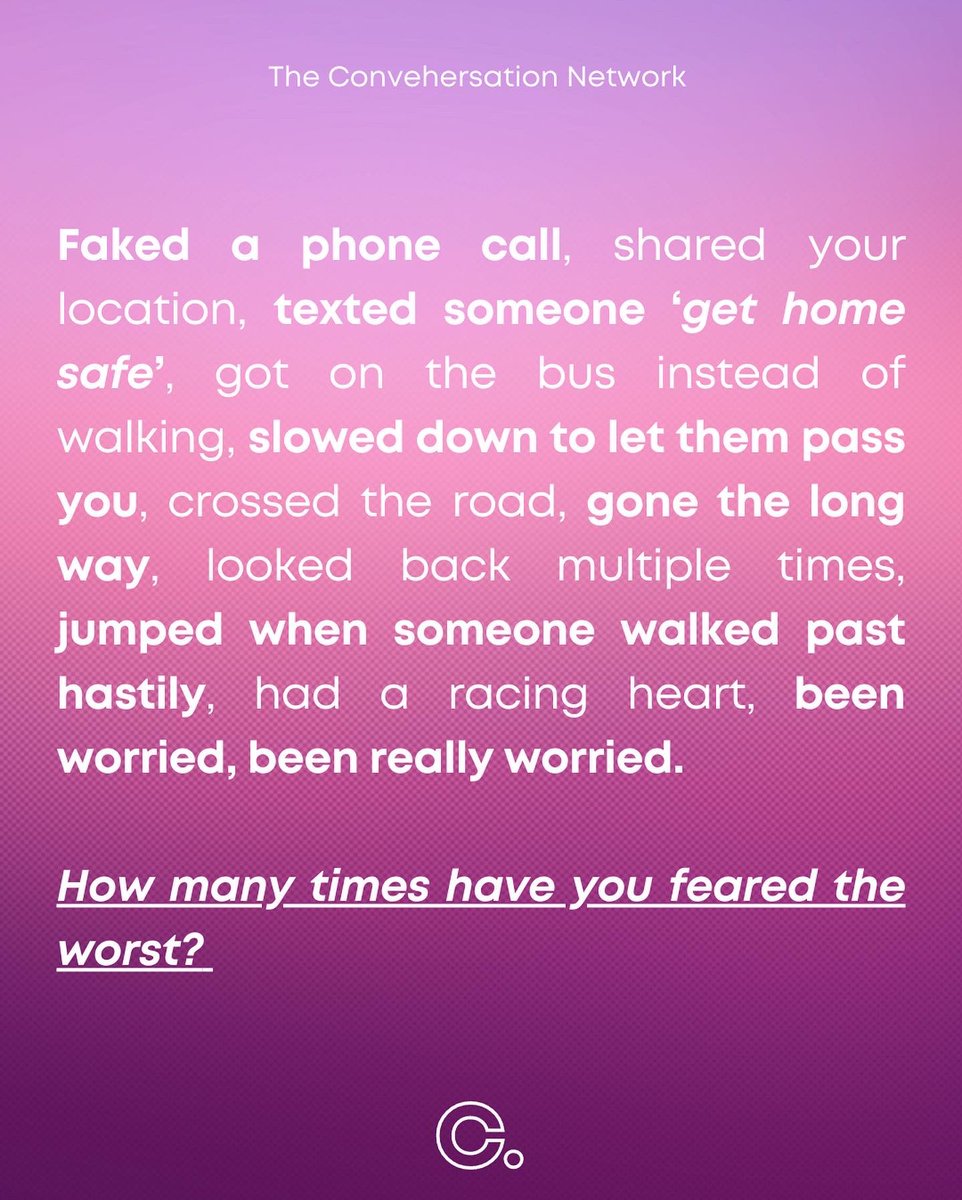 When things like this happen, it’s hard to know what to say 💔 

Sadly many of us can relate to that fear, to the precautions we take to stay safe.

#RIPAshlingMurphy 
#Ashling 
#HowManyTimes
